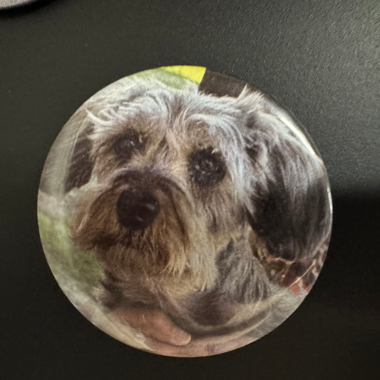 Magneetbutton met eigen foto 58mm